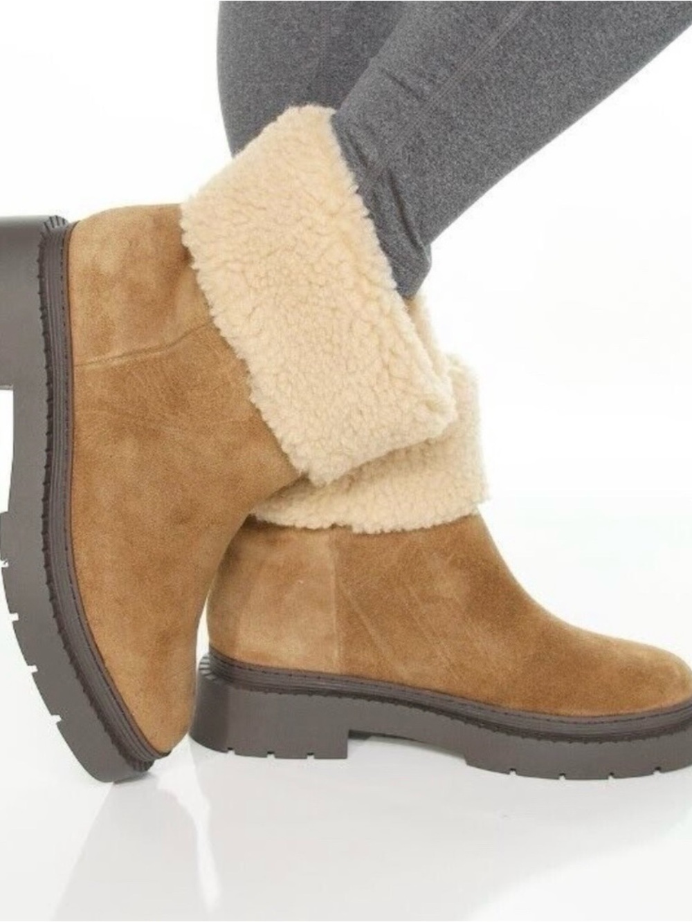 NEW Marc Fisher VINA Women's Lined Mid Calf/ankle Boots NIB- Size 6